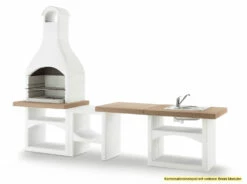 Palazzetti Outdoor Küche: Modul Grillkamin Brioni Inkl. Montagematerial -Grill Verkaufs-Shop Palazzetti Grillkamin Brioni Outdoor Kueche Kombi 2