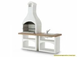 Palazzetti Outdoor Küche: Modul Grillkamin Brioni Inkl. Montagematerial -Grill Verkaufs-Shop Palazzetti Grillkamin Brioni Outdoor Kueche Kombi 3