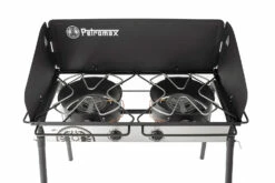 Petromax Gastisch / Gaskocher GE90 Mit Mehrfachbrenner -Grill Verkaufs-Shop Petromax Gastisch ge90 von oben Doppelbrenner