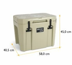 Petromax Kühlbox 25 Liter Sand - Inkl. Sitzkissen, Haft-Unterlage Und Einsatzkorb