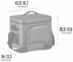 Petromax Kühltasche 22 Liter / Oliv -Grill Verkaufs-Shop Petromax Kuehtasche 22Liter Abmessungen 1