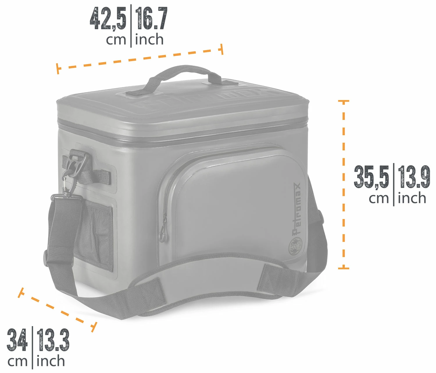 Petromax Kühltasche 22 Liter / Dunkelgrau 3 Petromax Kühltasche 22 Liter / Dunkelgrau – Bild 3