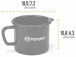 Petromax Emaille Milchtopf / 1000 Ml / Schwarz 5 Petromax Emaille Milchtopf / 1000 Ml / Schwarz -Grill Verkaufs-Shop Petromax Milchtopf Emaille 1000ml schwarz Abmessungen
