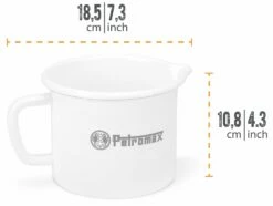 Petromax Emaille Milchtopf / 1000 Ml / Weiß 5 Petromax Emaille Milchtopf / 1000 Ml / Weiß -Grill Verkaufs-Shop Petromax Milchtopf Emaille 1000ml weiss Abmessungen