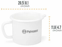 Petromax Emaille Milchtopf / 1400 Ml / Weiß 5 Petromax Emaille Milchtopf / 1400 Ml / Weiß -Grill Verkaufs-Shop Petromax Milchtopf Emaille 1400ml weiss Abmessungen