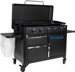 Pit Boss Planchagrill Ultimate Plancha 5-Brenner - Grillstation -Grill Verkaufs-Shop Pit Boss Planchagrill Ultimate 5 Brenner Deckel offen