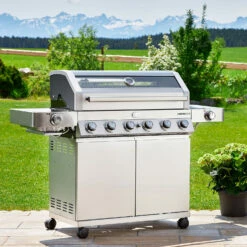 Rösle Edelstahl Gasgrill Videro G6-S VARIO+ - Limited Edition Modell 2023 Inkl. Abdeckhaube 22 Rösle Edelstahl Gasgrill Videro G6-S VARIO+ - Limited Edition Modell 2023 Inkl. Abdeckhaube -Grill Verkaufs-Shop Roesle Gasgrill Station Videro G6 S Edelstahl Mood 1