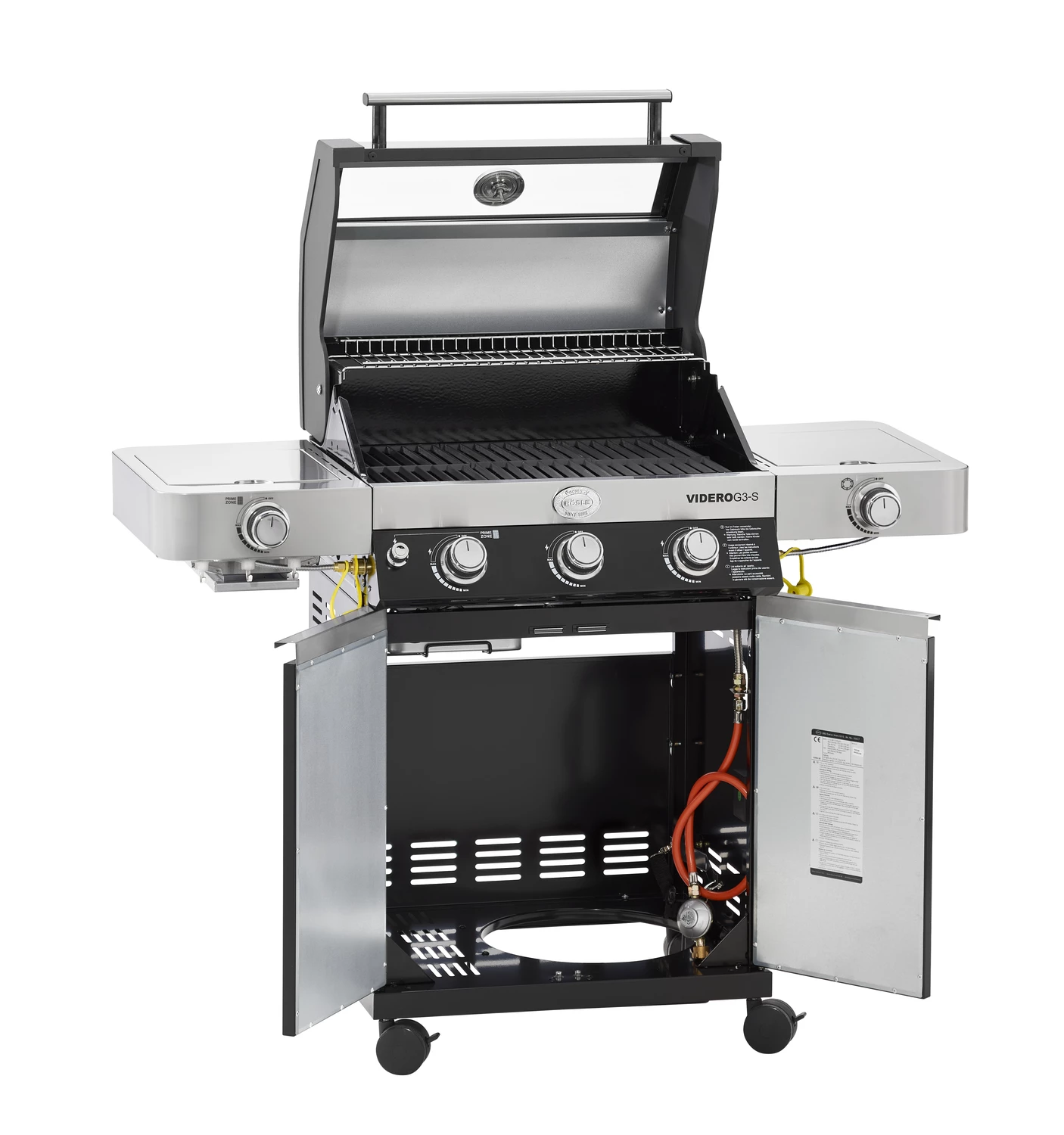 Rösle Gasgrill Videro G3-S VARIO+ Schwarz - Modell 2023 - X-DEAL Inkl. Abdeckhaube Und Grillplatte 6 Rösle Gasgrill Videro G3-S VARIO+ Schwarz - Modell 2023 - X-DEAL Inkl. Abdeckhaube Und Grillplatte – Bild 6