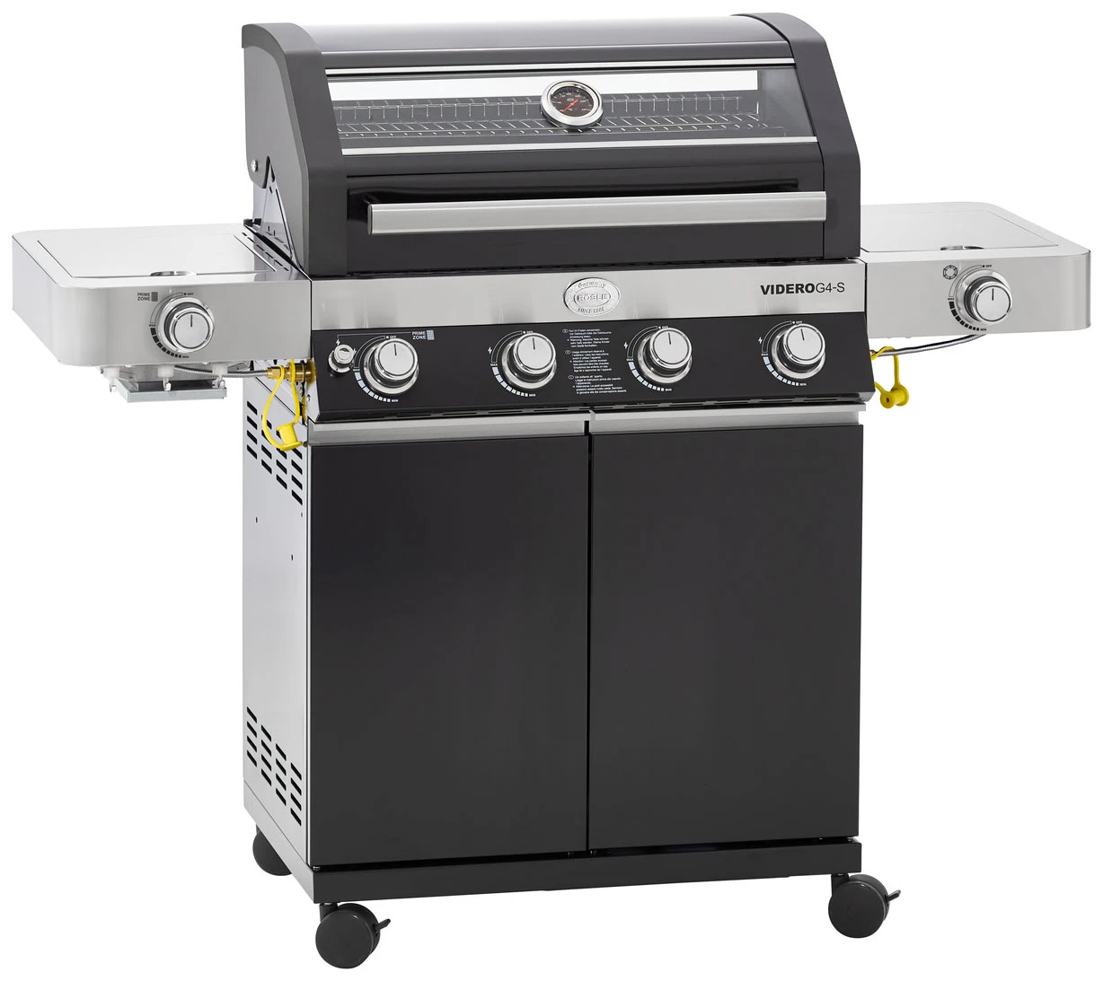 Rösle Gasgrill Videro G4-S VARIO+ Schwarz - Modell 2023 - SMART Deal Inkl. Grillfürst Grill Control + Abdeckhaube Und Grillplatte 1 Rösle Gasgrill Videro G4-S VARIO+ Schwarz - Modell 2023 - SMART Deal Inkl. Grillfürst Grill Control + Abdeckhaube Und Grillplatte