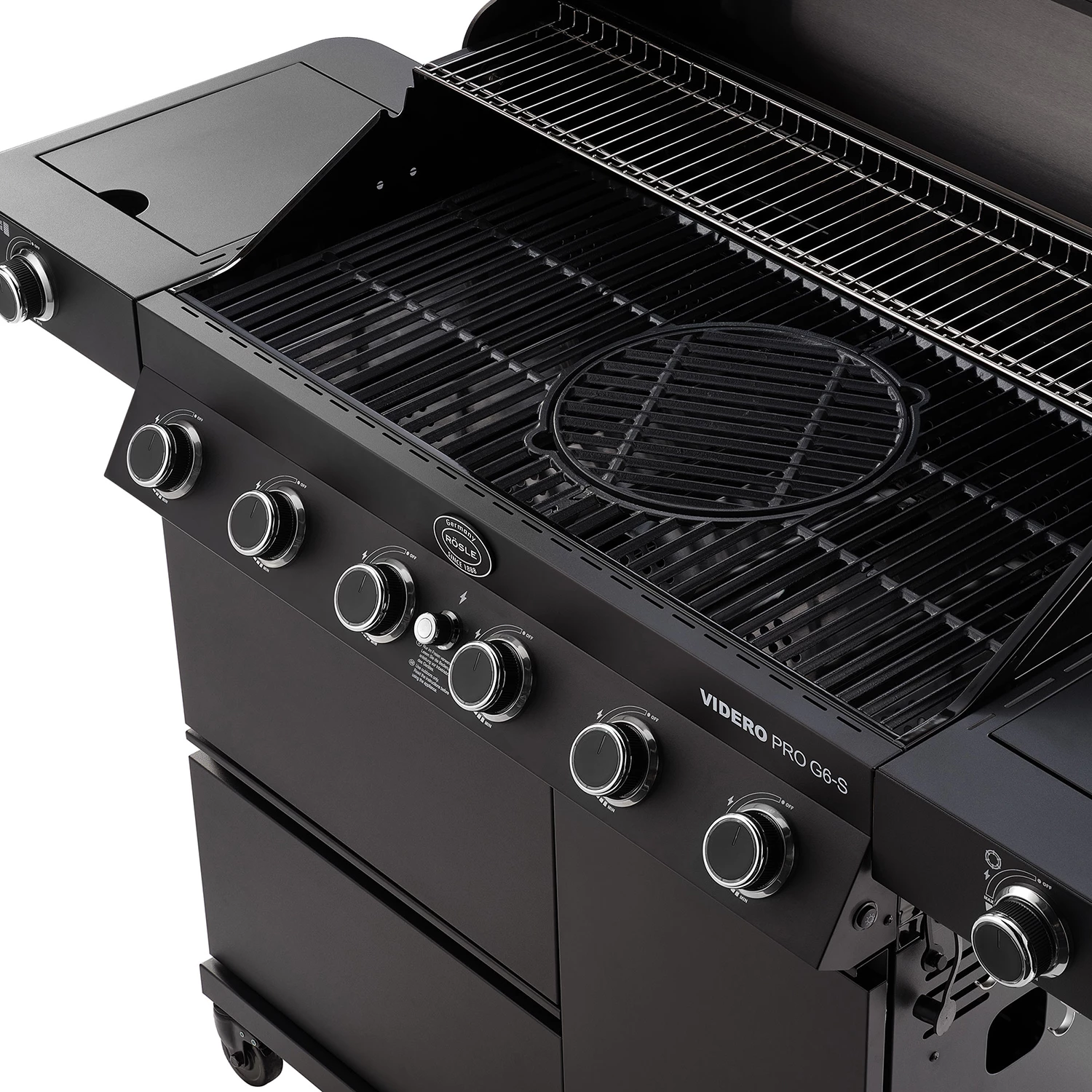 Rösle Gasgrill Videro Pro G6-S Vario+ Mattschwarz - Modell 2023 3 Rösle Gasgrill Videro Pro G6-S Vario+ Mattschwarz - Modell 2023 – Bild 3