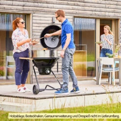 Rösle Holzkohlegrill Kugelgrill No.1 F60 Air Pro Vario+ -Grill Verkaufs-Shop Roesle Holzkohle Kugelgrill No1 AIR PRO F60 Liefestyle