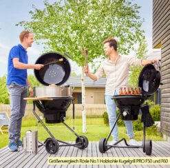 Rösle Holzkohlegrill Kugelgrill No.1 F50 Air Pro Vario+ 13 Rösle Holzkohlegrill Kugelgrill No.1 F50 Air Pro Vario+ -Grill Verkaufs-Shop Roesle Holzkohle Kugelgrill No1 AIR PRO Groessenvergleich