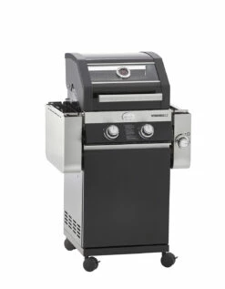 Rösle Gasgrill Videro G2 Schwarz - Modell 2022 Inkl. Abdeckhaube -Grill Verkaufs-Shop Roesle Videro G2 abklappbare Seienteile 25514