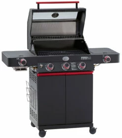Rösle Videro G3-S VARIO+ Schwarz Gasgrill - FC Bayern Edition - Inkl. FC Bayern Abdeckhaube, Barbecue Grillzange Und Burgerpresse 21 Rösle Videro G3-S VARIO+ Schwarz Gasgrill - FC Bayern Edition - Inkl. FC Bayern Abdeckhaube, Barbecue Grillzange Und Burgerpresse -Grill Verkaufs-Shop Roesle Videro G3 S FC Bayern Deckel offen 1