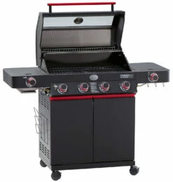 Rösle Videro G4-S VARIO+ Schwarz Gasgrill - FC Bayern Edition - Inkl. FC Bayern Abdeckhaube, Grillzange, Grillbürste Und Grillhandschuhe 22 Rösle Videro G4-S VARIO+ Schwarz Gasgrill - FC Bayern Edition - Inkl. FC Bayern Abdeckhaube, Grillzange, Grillbürste Und Grillhandschuhe -Grill Verkaufs-Shop Roesle Videro G4 S FC Bayern Deckel offen 1
