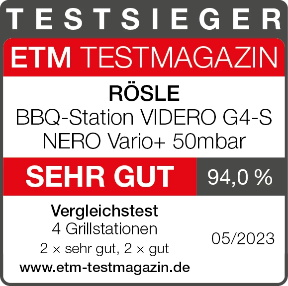 Rösle Gasgrill Videro G4-S Vario+ Nero Matt-schwarz - Modell 2023 2 Rösle Gasgrill Videro G4-S Vario+ Nero Matt-schwarz - Modell 2023 – Bild 2