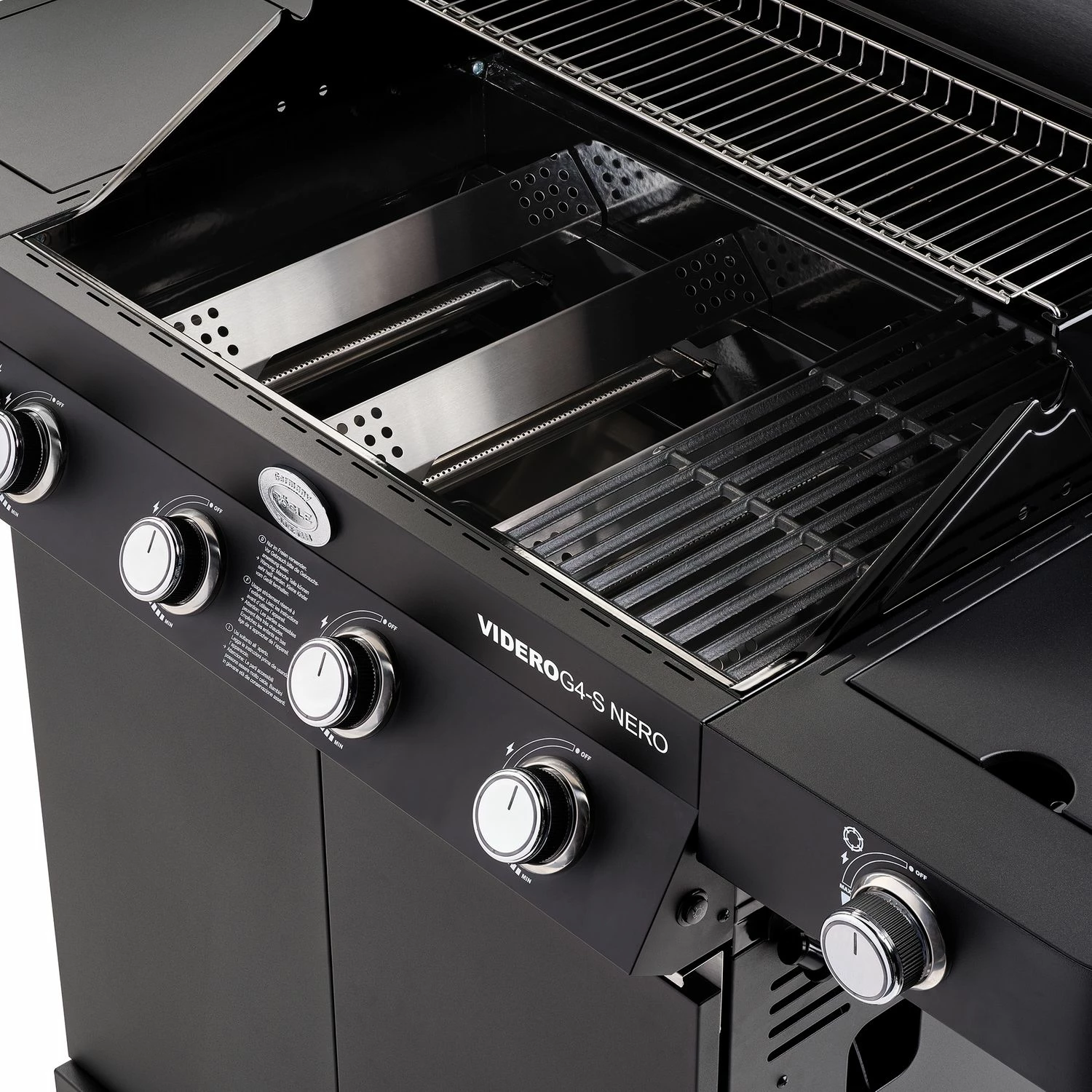 Rösle Gasgrill BBQ-Station Videro G4-S Vario+ Nero Schwarz - Modell 2023 - SMART Deal Inkl. Grillfürst Grill Control 11 Rösle Gasgrill BBQ-Station Videro G4-S Vario+ Nero Schwarz - Modell 2023 - SMART Deal Inkl. Grillfürst Grill Control – Bild 11