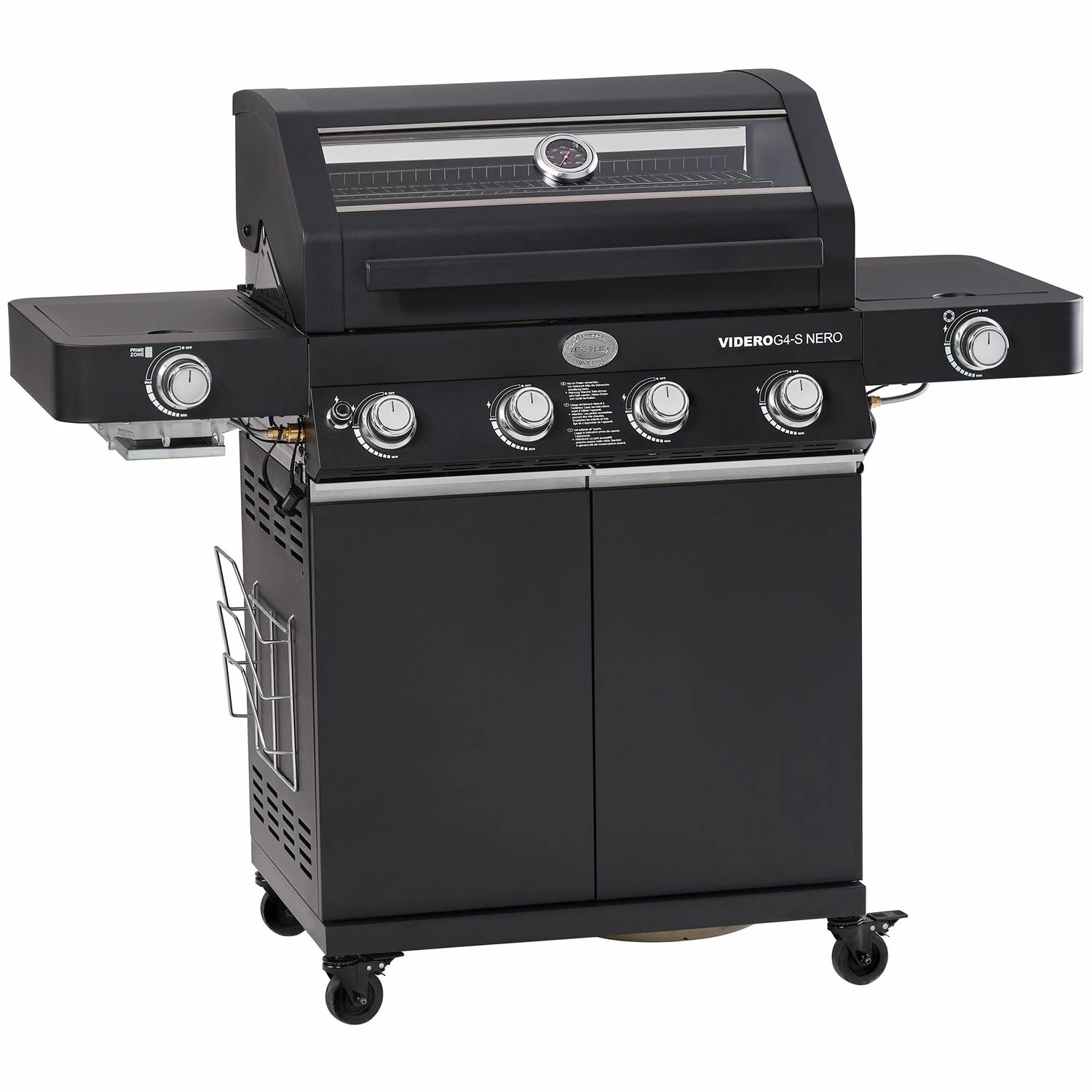 Rösle Gasgrill BBQ-Station Videro G4-S Vario+ Nero Schwarz - Modell 2023 - SMART Deal Inkl. Grillfürst Grill Control 1 Rösle Gasgrill BBQ-Station Videro G4-S Vario+ Nero Schwarz - Modell 2023 - SMART Deal Inkl. Grillfürst Grill Control