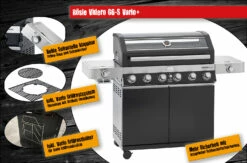 Rösle Gasgrill Videro G6-S VARIO+ Schwarz - Modell 2023 - Inkl. Abdeckhaube 19 Rösle Gasgrill Videro G6-S VARIO+ Schwarz - Modell 2023 - Inkl. Abdeckhaube -Grill Verkaufs-Shop Roesle Videro G6 S Vario Highlights 4