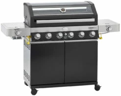 Rösle Gasgrill Videro G6-S VARIO+ Schwarz - Modell 2023 - SMART Deal Inkl. Grillfürst Grill Control + Abdeckhaube Und Grillplatte
