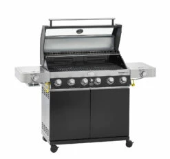 Rösle Gasgrill Videro G6-S VARIO+ Schwarz - Modell 2023 - SMART Deal Inkl. Grillfürst Grill Control -Grill Verkaufs-Shop Roesle Videro G6 S Vario schwarz 25527 Deckel