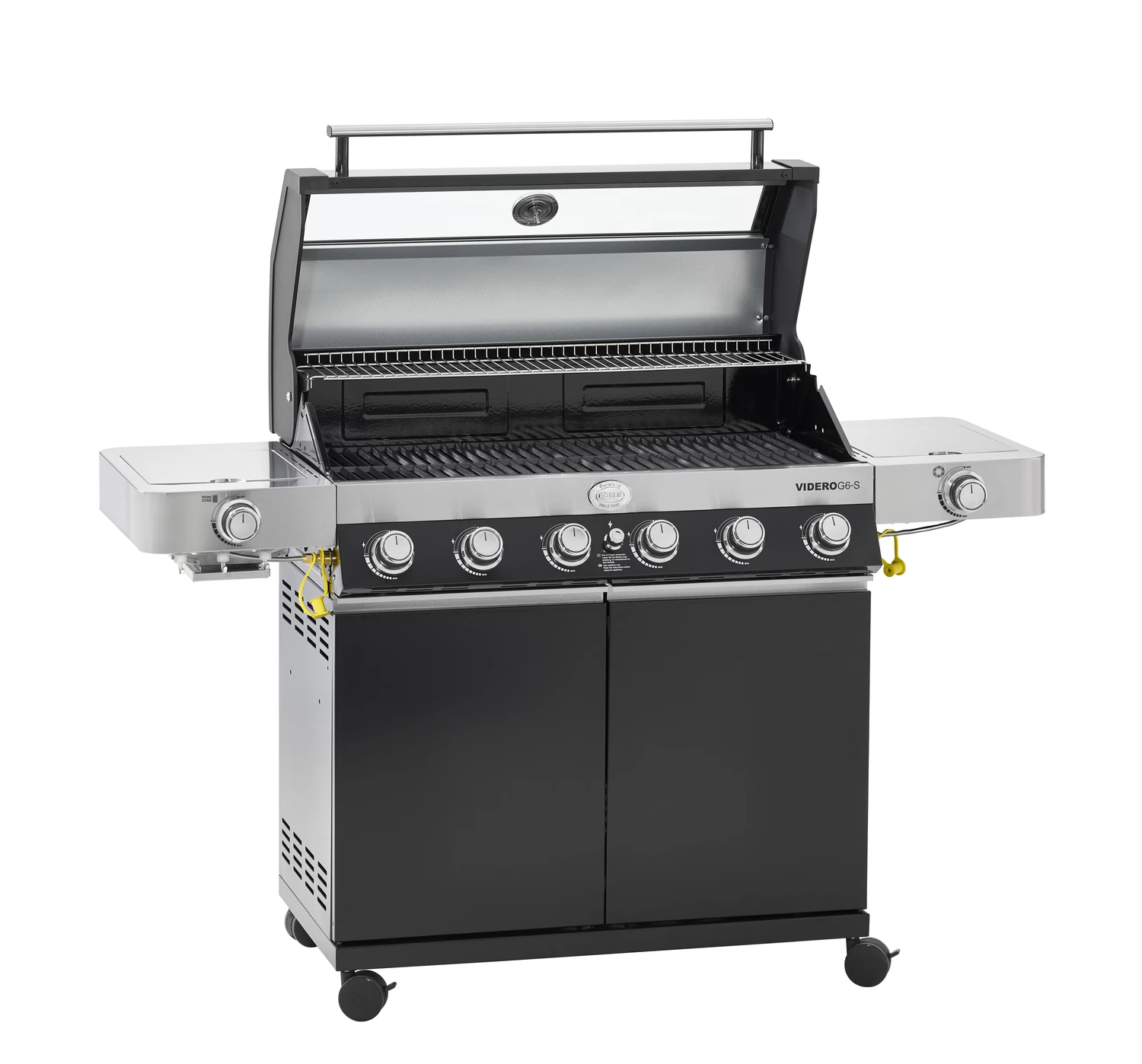 Rösle Gasgrill Videro G6-S VARIO+ Schwarz - Modell 2023 - Inkl. Abdeckhaube 4 Rösle Gasgrill Videro G6-S VARIO+ Schwarz - Modell 2023 - Inkl. Abdeckhaube – Bild 4