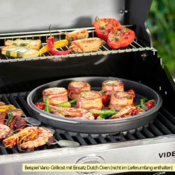 Rösle Gasgrill Videro G3-S VARIO+ Schwarz - Modell 2023 - X-DEAL Inkl. Abdeckhaube Und Grillplatte 33 Rösle Gasgrill Videro G3-S VARIO+ Schwarz - Modell 2023 - X-DEAL Inkl. Abdeckhaube Und Grillplatte -Grill Verkaufs-Shop Roesle Videro Gasgrill Vario Grillrost Mood 9