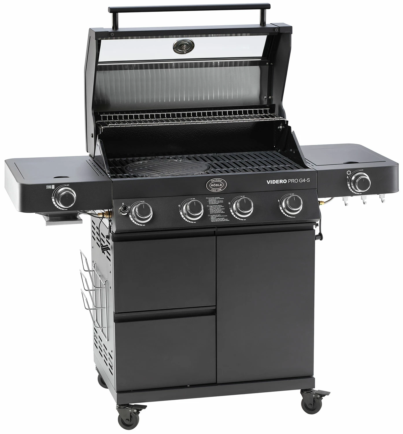 Rösle Gasgrill Videro Pro G4-S Vario+ Mattschwarz - Modell 2023 1 Rösle Gasgrill Videro Pro G4-S Vario+ Mattschwarz - Modell 2023