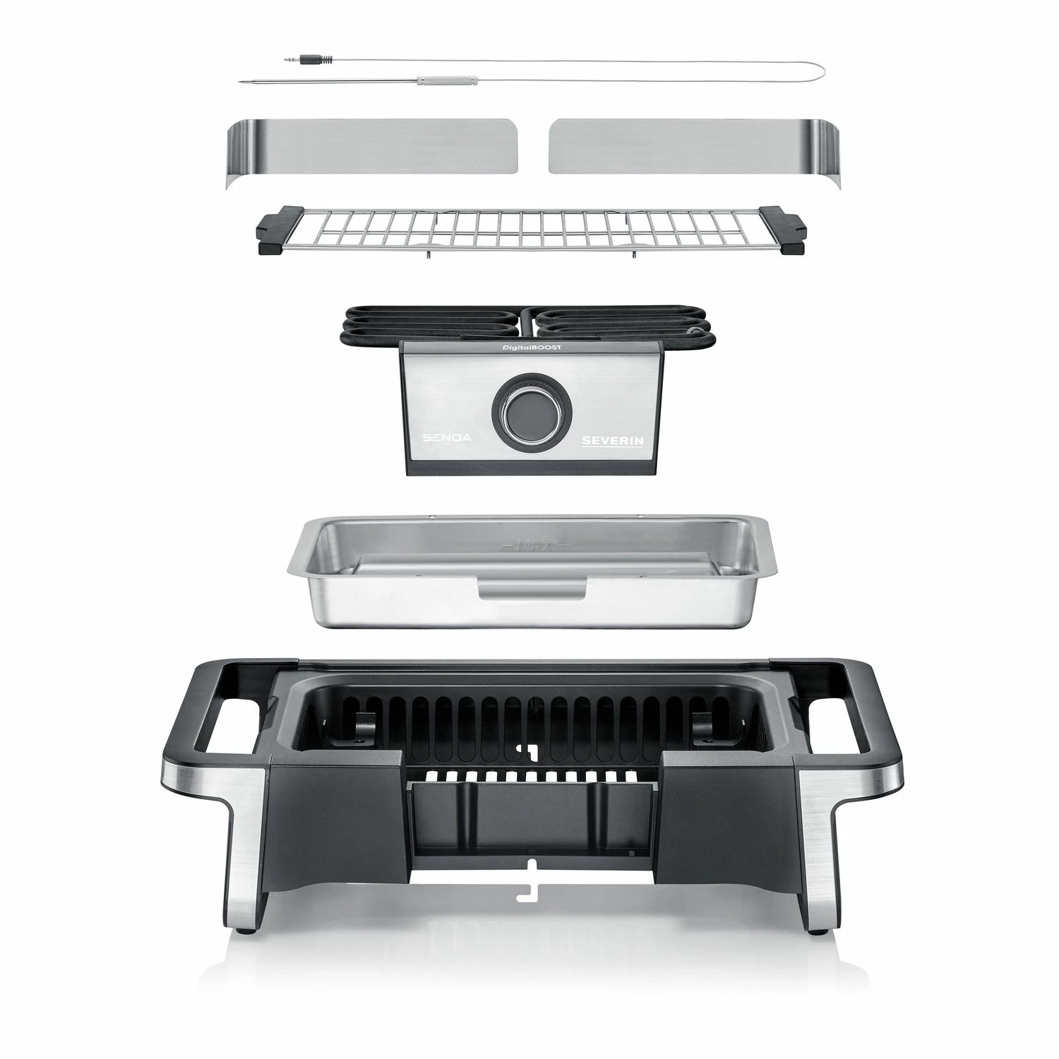 Severin Elektro Tischgrill SENOA Digital Boost - Boost Zone 500°C - 3.000 W 14 Severin Elektro Tischgrill SENOA Digital Boost - Boost Zone 500°C - 3.000 W – Bild 14