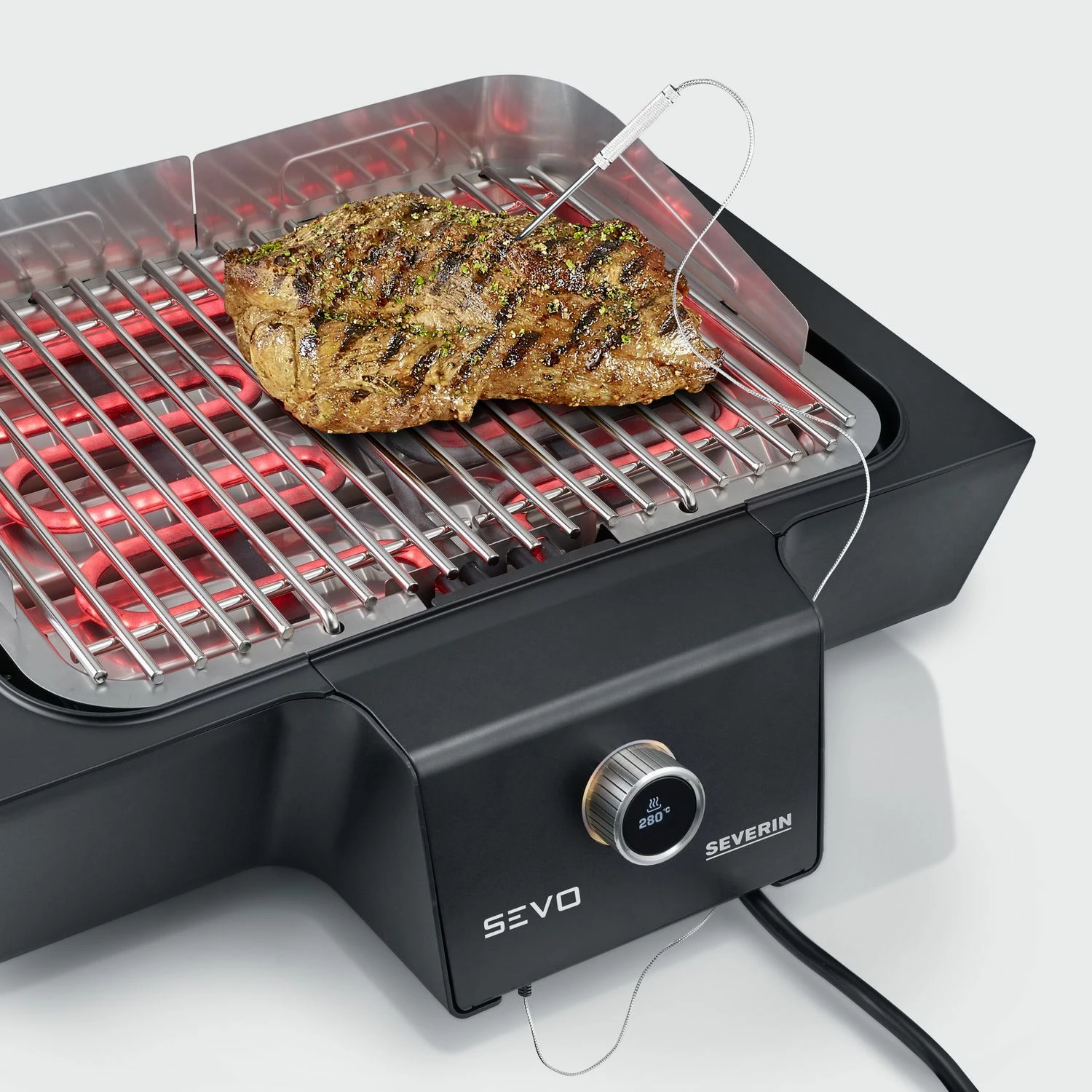 Severin Elektrogrill Tischgrill SEVO G - Boost Zone 500°C - 3.000 W 1 Severin Elektrogrill Tischgrill SEVO G - Boost Zone 500°C - 3.000 W