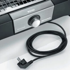Severin Elektro Tischgrill SENOA Boost - Boost Zone 500°C - 3.000 W -Grill Verkaufs-Shop Severin Senoa boost s PG8113 Zuleitung