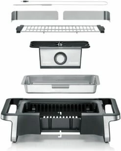 Severin Elektro Tischgrill SENOA Boost - Boost Zone 500°C - 3.000 W -Grill Verkaufs-Shop Severin Senoa boost s PG8113 explosion
