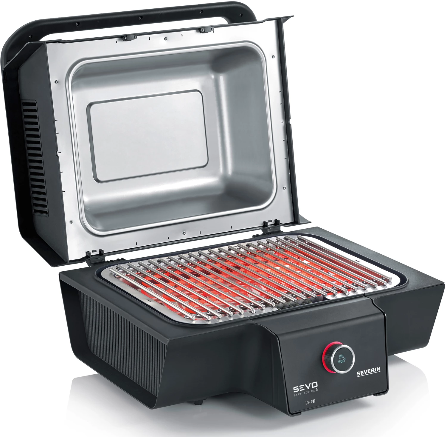 Severin Elektrogrill SEVO Smart Control GT - Boost Zone 500°C - Mit Deckel - 3.000 W 2 Severin Elektrogrill SEVO Smart Control GT - Boost Zone 500°C - Mit Deckel - 3.000 W – Bild 2