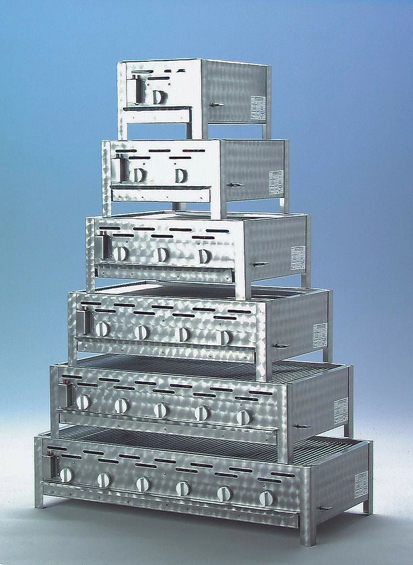 TGO 6-Brenner Gastrobräter / Gasbräter Mit Verchromten Rost 1 TGO 6-Brenner Gastrobräter / Gasbräter Mit Verchromten Rost