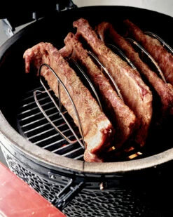 The Bastard Keramikgrill Classic Large - Complete - Schwarz Glänzend - Modell 2023 16 The Bastard Keramikgrill Classic Large - Complete - Schwarz Glänzend - Modell 2023 -Grill Verkaufs-Shop The Bastard Classic Large Keramikgrill Rippchen