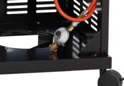 Rösle Gasgrill Videro G4-S VARIO+ Schwarz - Modell 2023 - X-DEAL Inkl. Abdeckhaube, Grillplatte Und Drehspieß -Grill Verkaufs-Shop Videro Schlauchbruchsicherung 2