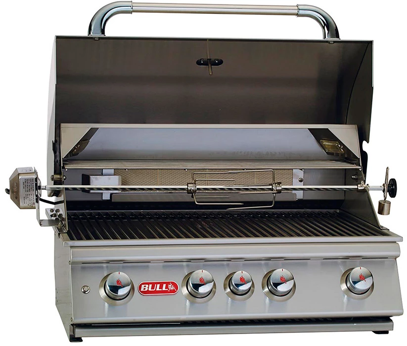 BULL Angus Gasgrill - Einbaugrill Mit Backburner Und Rotisserie 1 BULL Angus Gasgrill - Einbaugrill Mit Backburner Und Rotisserie