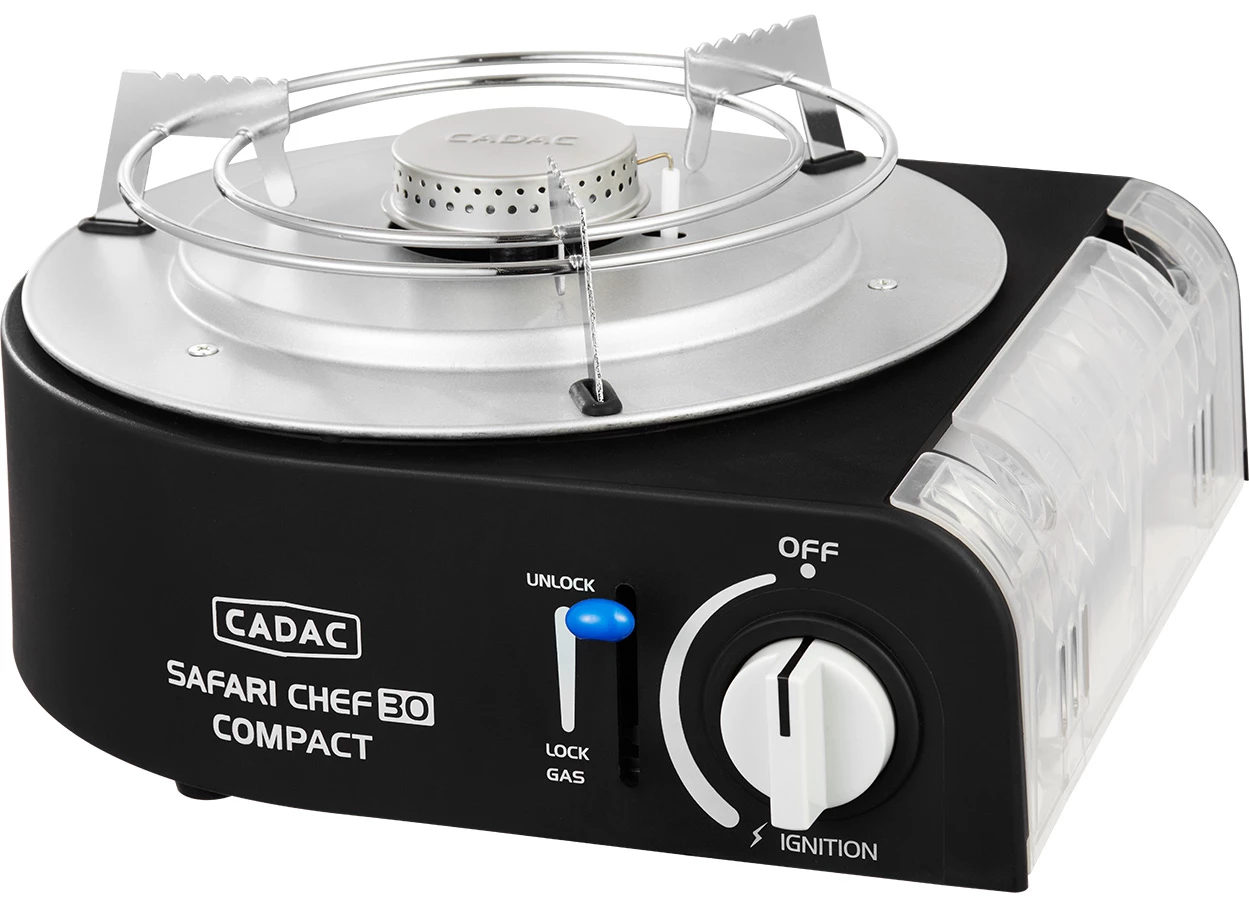 CADAC Camping Gasgrill Safari Chef 30 Compact - Kartuschenbetrieb 1 CADAC Camping Gasgrill Safari Chef 30 Compact - Kartuschenbetrieb