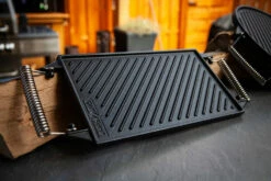 Grillfürst Universal Grillplatte / Wendeplatte Aus Gusseisen 35 X 20 Cm -Grill Verkaufs-Shop gusseisen grill wendeplatte eckig