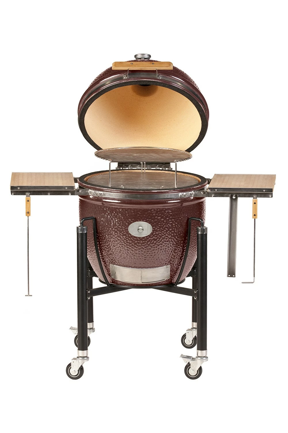 Monolith Grill LeChef Red Mit Gestell Und Seitentischen MG23R - Set - Auslaufmodell 1 Monolith Grill LeChef Red Mit Gestell Und Seitentischen MG23R - Set - Auslaufmodell