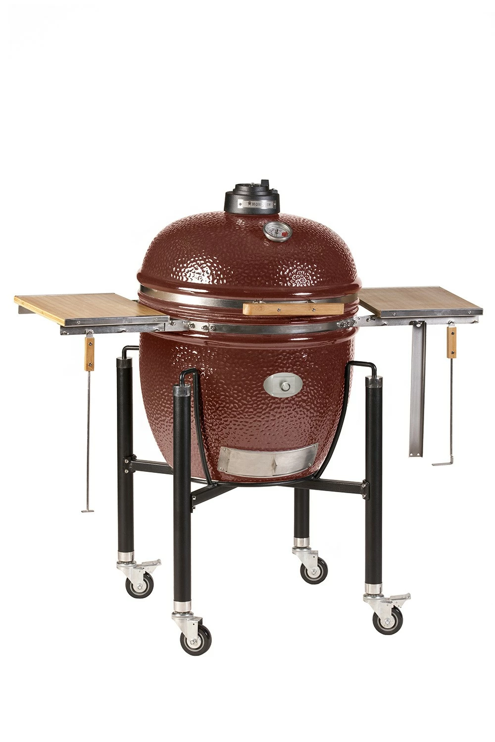 Monolith Grill LeChef Red Mit Gestell Und Seitentischen MG23R - Set - Auslaufmodell 2 Monolith Grill LeChef Red Mit Gestell Und Seitentischen MG23R - Set - Auslaufmodell – Bild 2