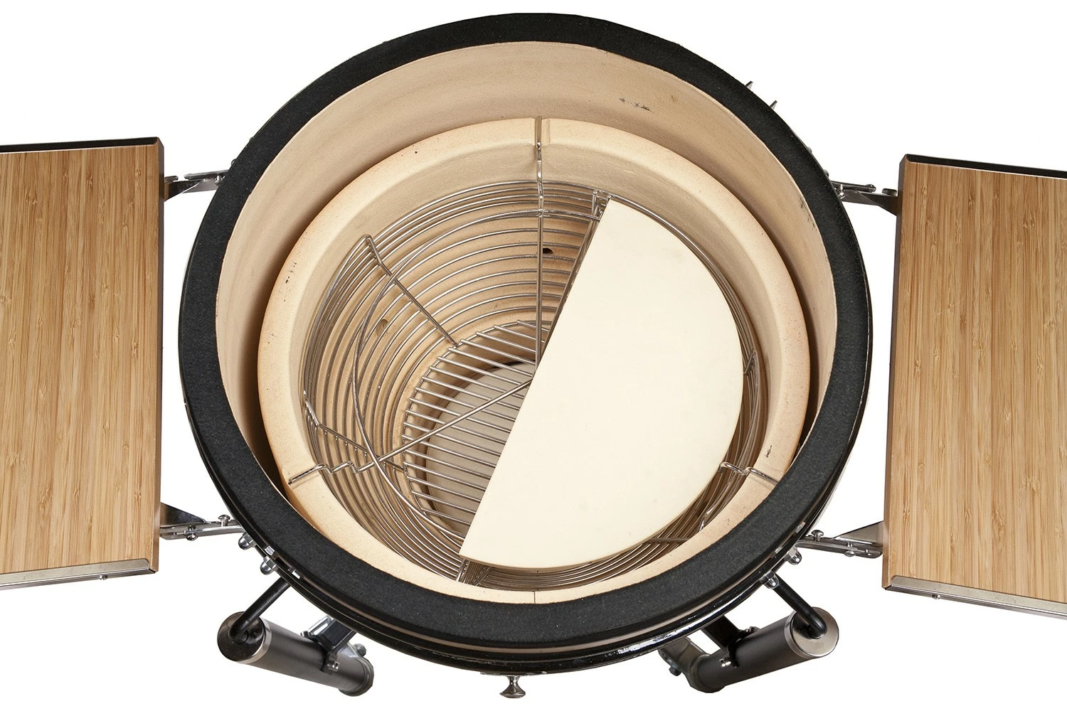 Monolith Grill LeChef Red Mit Gestell Und Seitentischen MG23R - Set - Auslaufmodell 12 Monolith Grill LeChef Red Mit Gestell Und Seitentischen MG23R - Set - Auslaufmodell – Bild 12