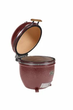 Monolith Grill LeChef Red Ohne Gestell Und Seitentische MG23RNC - Set 8 Monolith Grill LeChef Red Ohne Gestell Und Seitentische MG23RNC - Set -Grill Verkaufs-Shop monolith lechef seitlich offen 201031 red