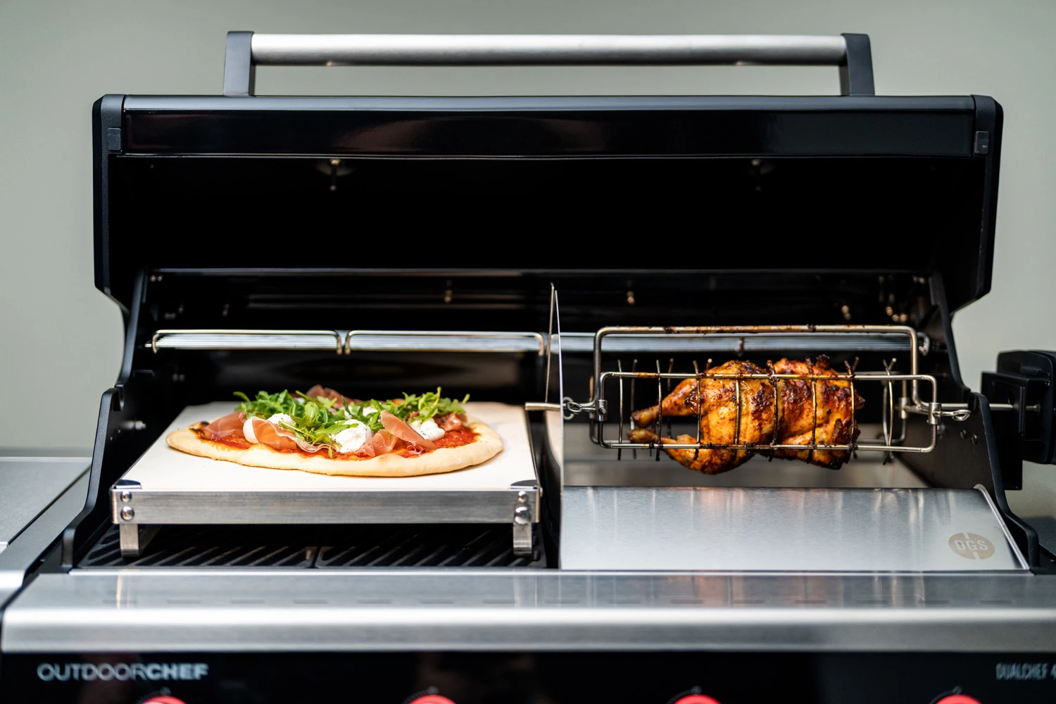 Outdoorchef Dualchef 425 G BZ Gasgrill Mit Blazing Zone Infrarotbrenner + DGS Gusseisen Grillrost 2 Stk.+ DGS Gemüse Grillrost 2 Stk. 20 Outdoorchef Dualchef 425 G BZ Gasgrill Mit Blazing Zone Infrarotbrenner + DGS Gusseisen Grillrost 2 Stk.+ DGS Gemüse Grillrost 2 Stk. – Bild 20