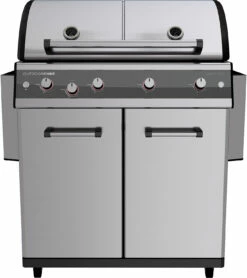 Outdoorchef Dualchef S 425 G Edelstahl Gasgrill Mit Seitenkocher + Blazing Zone Infrarotbrenner + DGS Gusseisen Grillrost 2 Stk. + DGS Gemüse Grillrost 2 Stk. -Grill Verkaufs-Shop outdoorchef dualchef s 425 g abgeklappt 18 700 2
