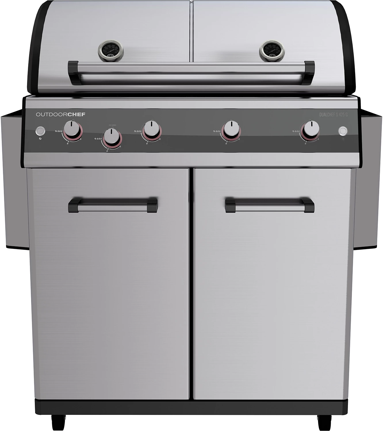 Outdoorchef Dualchef S 425 G Edelstahl Gasgrill Mit Seitenkocher 1 Outdoorchef Dualchef S 425 G Edelstahl Gasgrill Mit Seitenkocher