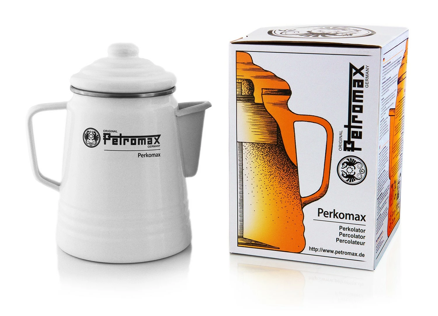 Petromax Tee- Und Kaffee-Perkolator / Weiß Emailliert (1,3 Liter) 1 Petromax Tee- Und Kaffee-Perkolator / Weiß Emailliert (1,3 Liter)
